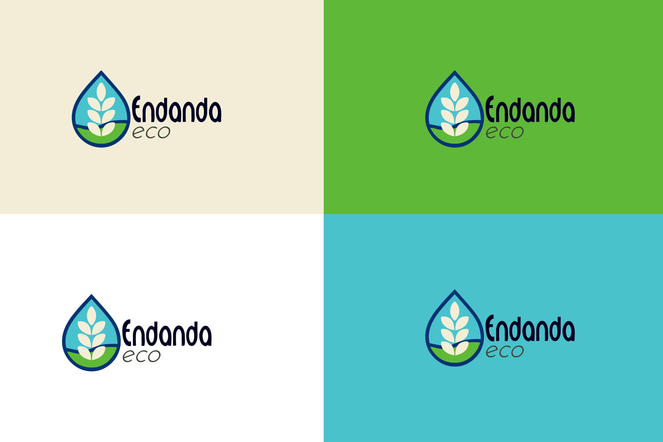 endanda eco logo collage